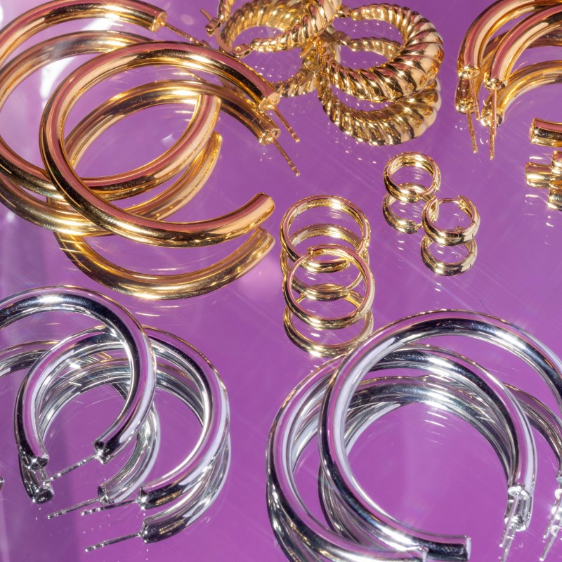 Chunky Huggie Hoops